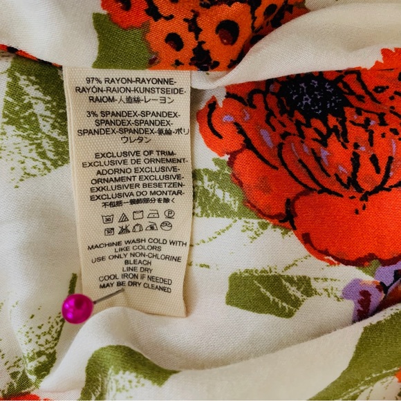 FREE PEOPLE HAPPY HEART FLORAL RUCHED MINI DRESS - Picture 8 of 16